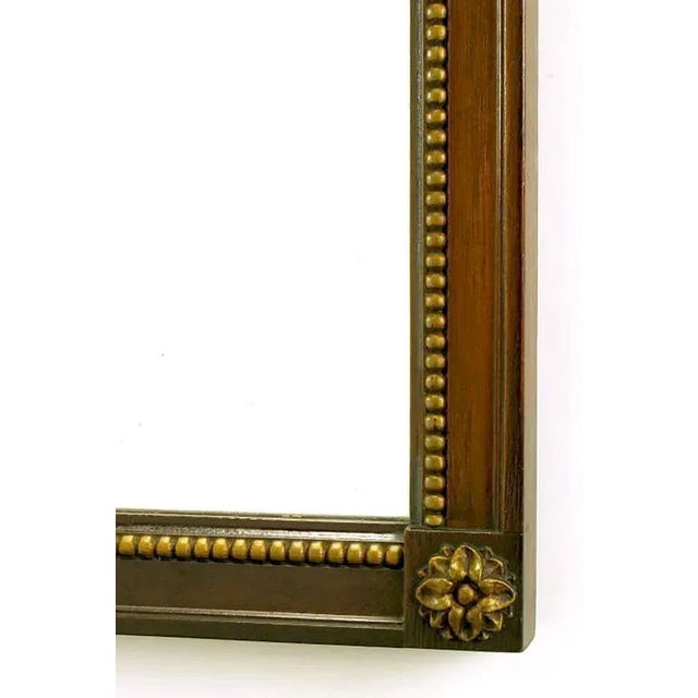 Carved and Parcel Giltwood Italian Neoclassical Style Mirror For Sale - Image 4 of 6