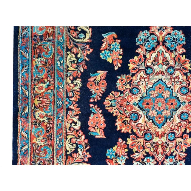 Early 20th Century Persian Sarouk Rug For Sale In Chicago - Image 6 of 12