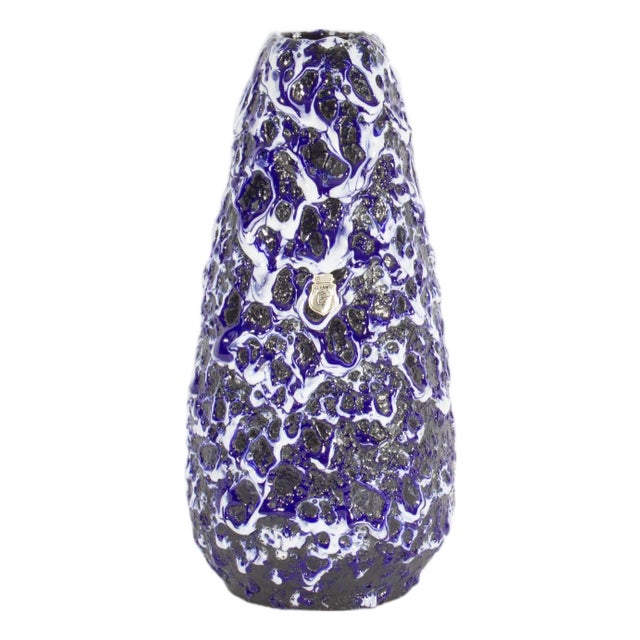 Es Keramik West German Fat Lava Ceramic Vase For Sale