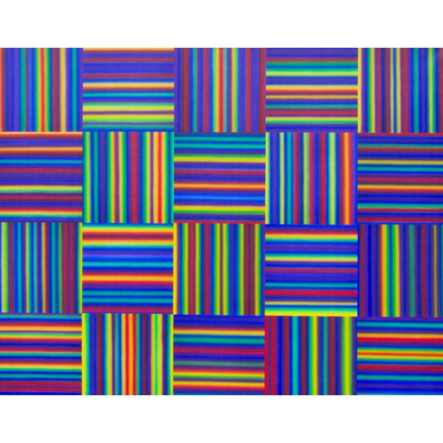 An acrylic on canvas airbrush painting by Indianapolis artist Steve Redman (born 1944). This large-scale painting uses an...