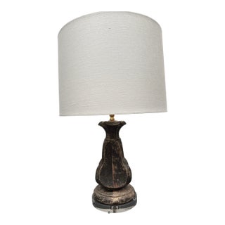 Black Antique Fragment Lamp For Sale