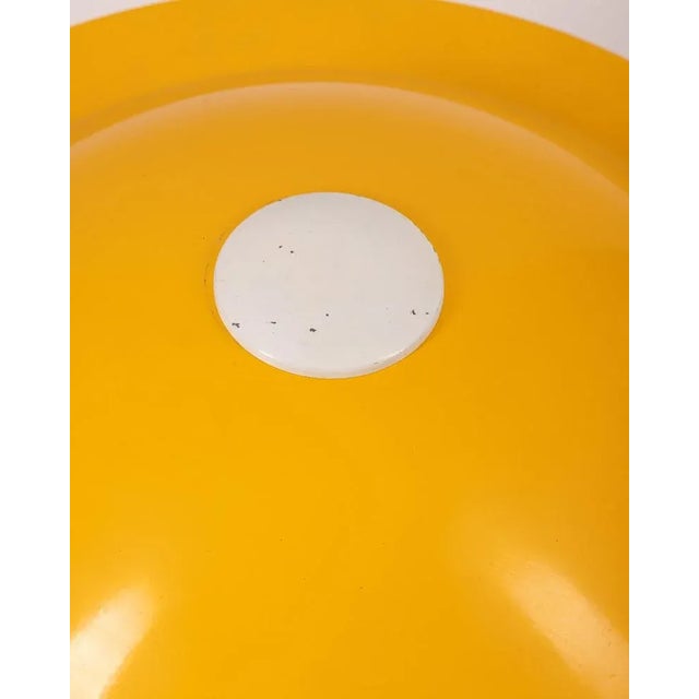Metal Vintage Yellow Lamp from Martinelli Luce, 1970s For Sale - Image 7 of 8
