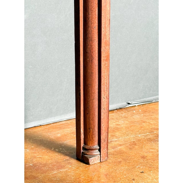 English Writing Table or Desk of Mahogany With Slide From the Georgian Period For Sale - Image 4 of 11