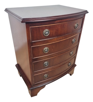 Vintage Mahogany Bedroom Chest of 4 Drawers, 1950s