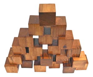 Sumit Mehndiratta, Unblock, 2022, Wooden Sculpture