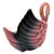 Mid-century era pink and green ceramic flamingo tabletop Planter. The planter features a beautifully detailed pink...