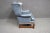Wood Leathercraft Tufted Wingback Chair For Sale - Image 7 of 10