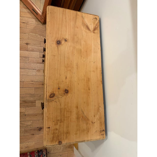 Mid 19th Century Antique Scrubbed Pine Dresser For Sale - Image 5 of 11