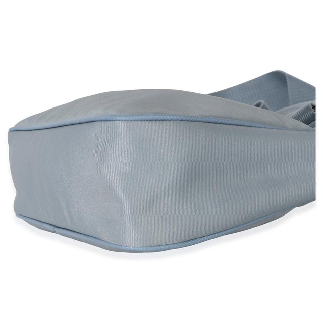 Textile Blue Nylon Saffiano Leather Re-Edition 2005 For Sale - Image 7 of 9