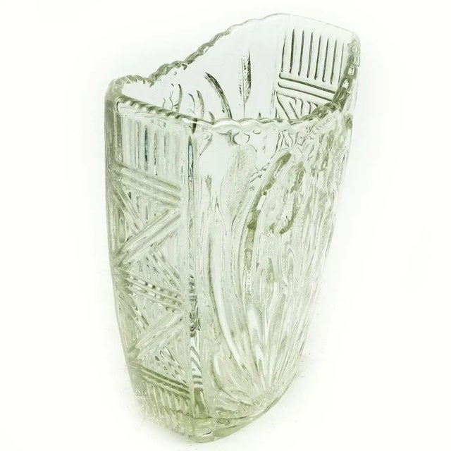 Art Deco Vase from Hortensja Glassworks, Poland, 1950s, in Good conditions. Designed 1950 to 1959 I have official proof of...