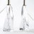 Glass Clear Art Glass Lamps - A Pair For Sale - Image 7 of 8
