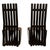 Wood Pair American Modernist "High Sticking" Black Chairs Frank Gehry for Knoll 1992 For Sale - Image 7 of 14