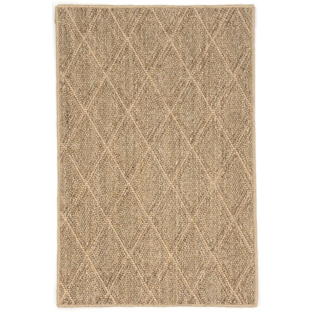 Dash & Albert by Annie Selke Diamond Natural Woven Sisal Rug, 7' 6" x 9' 6" For Sale In Boston - Image 6 of 6
