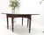 Solid Walnut Board Antique Drop Leaf Dining Center Console Table Clean! For Sale - Image 6 of 17