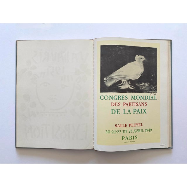 " Posters of Picasso " Rare Vintage 1957 1st Edtn Mid Century Modernist Lithograph Print Landmark Volume Large Hardcover Art Book For Sale - Image 10 of 12