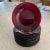 Vintage Textured Pebble Ruby Red Glass Dinner Plates- Set of 15 For Sale - Image 12 of 12