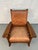 Bring timeless craftsmanship and architectural beauty into your home with this Mission Oak chair by Southern Furniture...