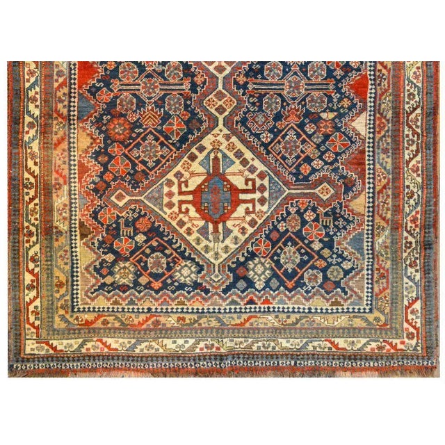 Early 20th Century Ghashgaei Rug For Sale In Chicago - Image 6 of 11