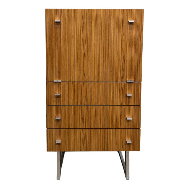 Mid-Century Highboard with Bar and Writing Desk, 1960s For Sale