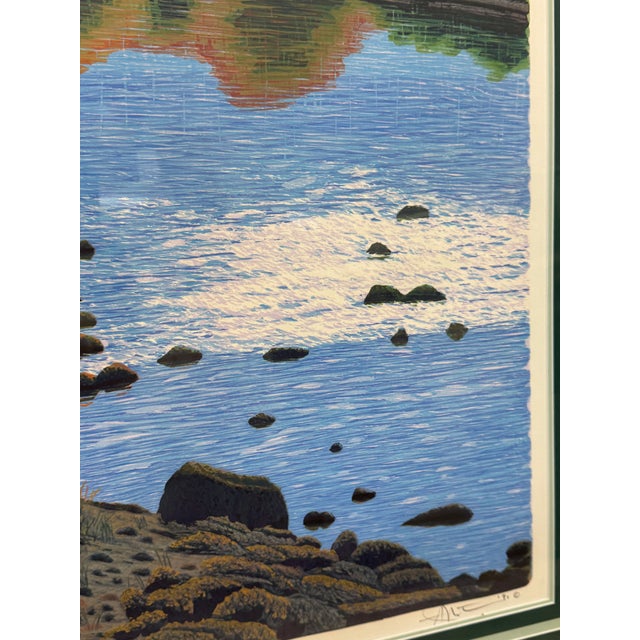 Gordon Mortensen Tonto Creek II Woodblock Print, Signed For Sale In San Francisco - Image 6 of 12