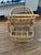 Midcentury Modern Rattan Bamboo & Wicker Bar Cart For Sale - Image 4 of 17