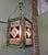 Long Arts and Crafts Stained Glass Hall Lantern, 1910s For Sale - Image 3 of 8