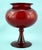 Scarlet Red Blown Murano Glass Vase by Paolo Venini, Venice, Italy, 1930-1950 For Sale - Image 3 of 14