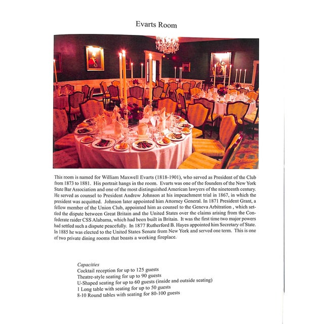 Union Club of the City of New York Event Prospectus For Sale - Image 15 of 17