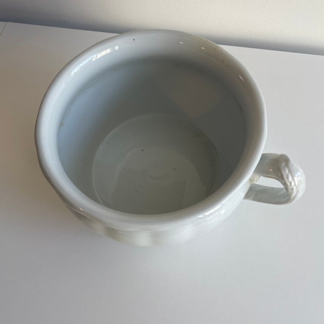Late 19th Century Antique Royal Ironstone Johnson Bros England Chamber Pot For Sale - Image 5 of 9