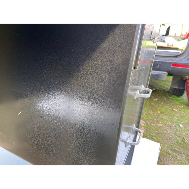 1940s General Fireproofing Metal Tanker Desk For Sale - Image 9 of 12