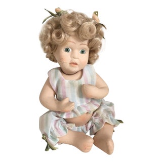 Mid 20th Century Bisque Porcelain Doll For Sale