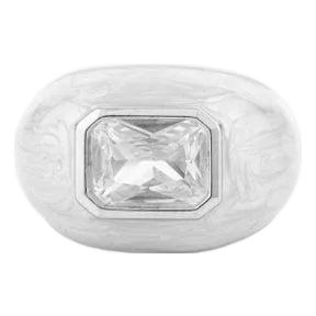 Caratandher Bochic Mosaic Sculpted Dome Ring Size 7 For Sale