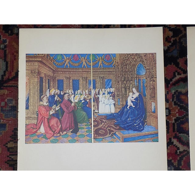 Realism Vintage Mid 20th C. Ltd. Edition Verve Art Journal Book of Hours Lithographs - Set of 6 For Sale - Image 3 of 11