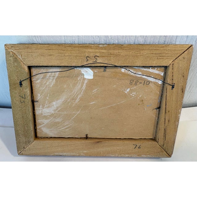 Miniature Oil Painting by West Texas Artist John W. Richey For Sale - Image 10 of 10