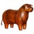 Medium Bull Footstool in Cow Leather from Liberty For Sale