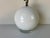 Ceramic 80's Postmodern Sphere Ball - Shape Ceramic Table Lamp on Lucite Base/Sold For Sale - Image 7 of 12