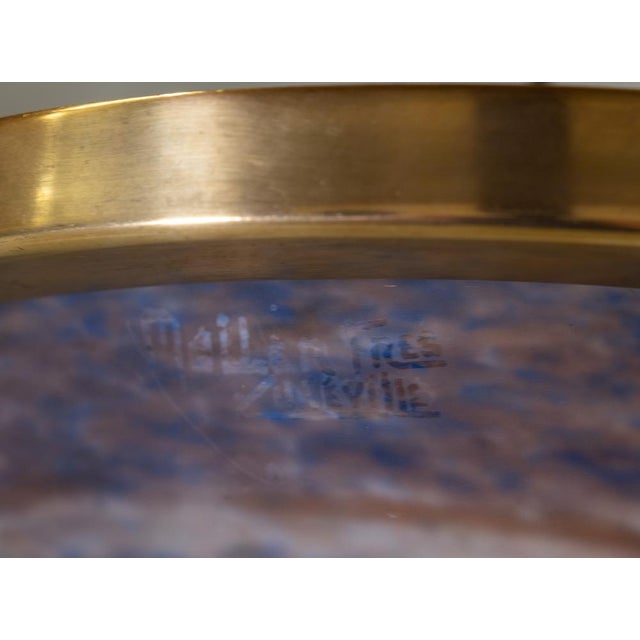 Art Deco Lunéville Pat De Verre Ceiling Light by Muller Frères, 1925 For Sale - Image 12 of 17