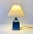 Modern Danish Stoneware Table Lamp in Blue Glazes by Jytte Trebbien, 1960s For Sale - Image 4 of 10