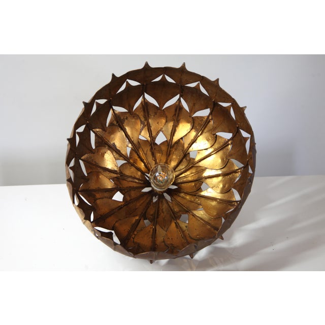 Lotus Ceiling Lamp by Hans Kögl, Germany, 1960s For Sale - Image 10 of 11