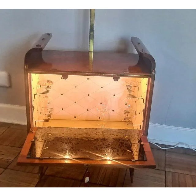 1950s Italian Dry Bar -Floor Lamp For Sale - Image 4 of 9