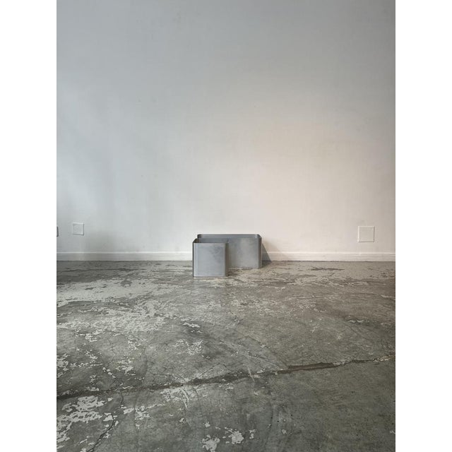 Zigzag Wall Shelves by Joëlle Ferlande & François Monnet for Kappa Uginox, 1970s, Set of 5 For Sale - Image 16 of 18