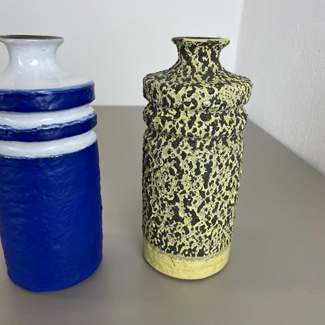 Fat Lava Ceramic Pottery Vase from Veb Haldensleben, GDR Germany, 1970s For Sale - Image 14 of 18