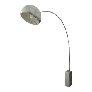 Modern Flos Arco Aluminum, and Marble Floor Lamp For Sale
