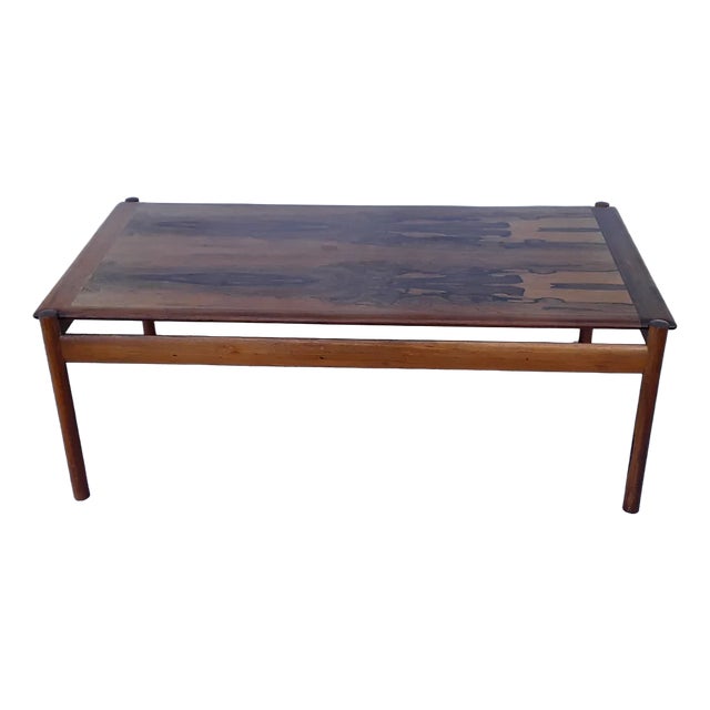 Scandinavian Rosewood Coffee Table from Dokka Mobler, 1970s For Sale