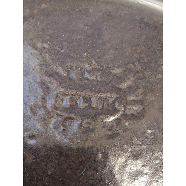 Ceramic French Rustic Faience Flower Plate Circa 1890 For Sale - Image 7 of 7