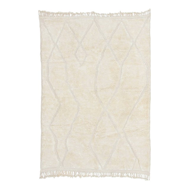 Hand-Knotted Wool Rug by Azele Studio For Sale