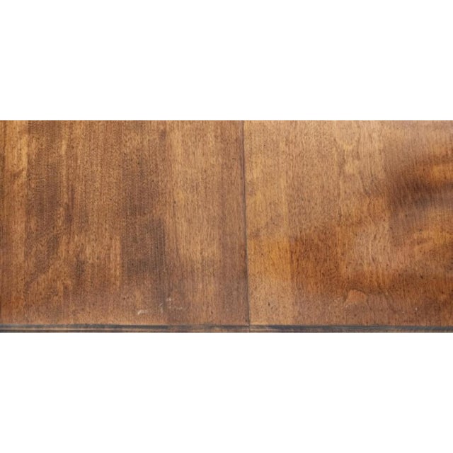 Vintage Ethan Allen Heirloom Collection Drop Leaf Pedestal Dining Table, 44" Round Extends to 78" For Sale - Image 11 of 17