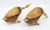 Sculpture Pair Rare 1970s Hand Made Italian Brass Ducks With African Bamboo Trading Beads by Tarzia Firenze Italy For Sale - Image 9 of 14