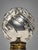 19th Century 19th Century, French Spiral-Cut Mercury Glass Newel Post Finial With Bronze Base For Sale - Image 5 of 8