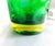 Tall Green Cut to Clear Murano Glassware Vase For Sale - Image 4 of 7